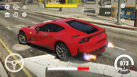 Simulator Ferrari Driving Car