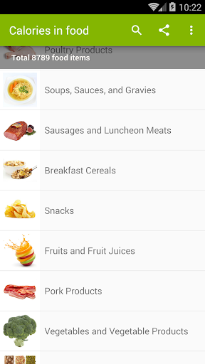 Calories in food screenshot 2