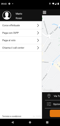 App Taxi Bergamo Screen 3