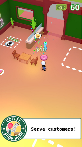 Android application Coffee Shop Rush screenshort