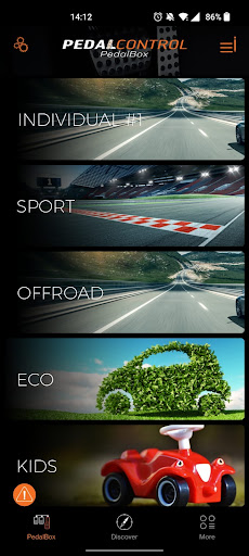 Pedal-Control Screen 2