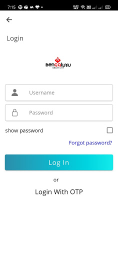 Android application SMART BENGALURU screenshort