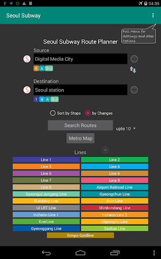 Seoul Subway Route Planner