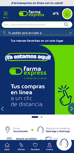 Android application FarmaExpress screenshort