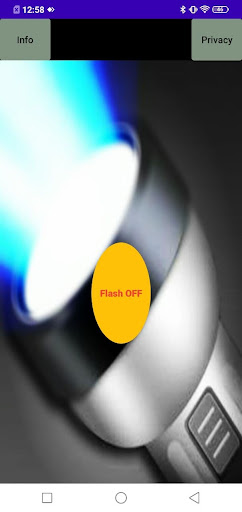 Android application Flashlight for android screenshort