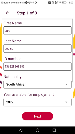 GradStar App Screen 3