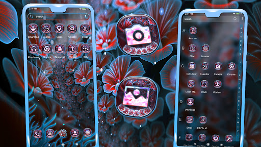 Fractal Flower Launcher Theme Screen 3