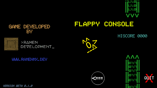Flappy Console Screen 2