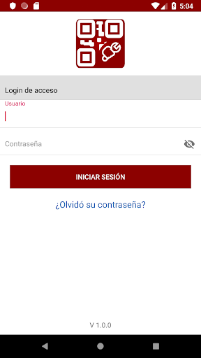 Android application Inventarios Postventa screenshort