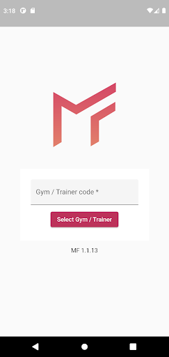 Android application Manage Fit screenshort