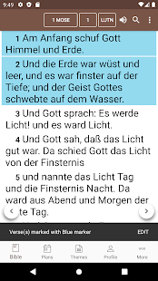 German Bible Screenshot