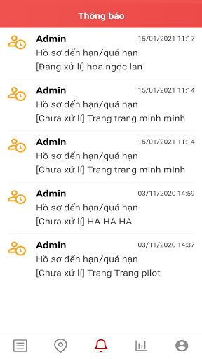 QLTNHS - Quản lí thu nhận hồ s Screen 3