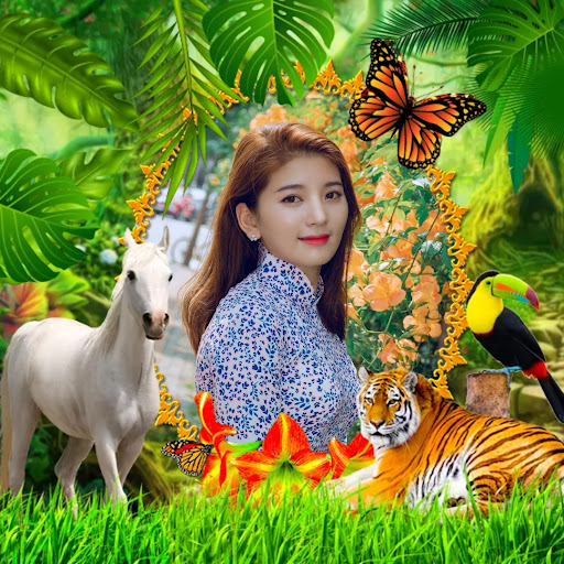 Android application Jungle Photo Frame screenshort