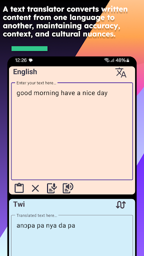English Twi Translate Screen 3