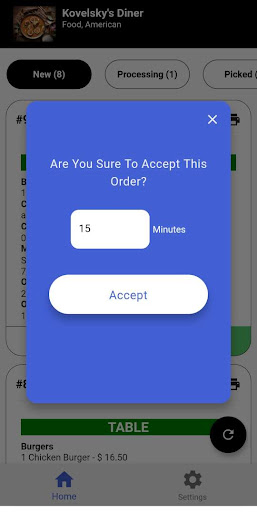 Halal Me. Merchant Screen 2