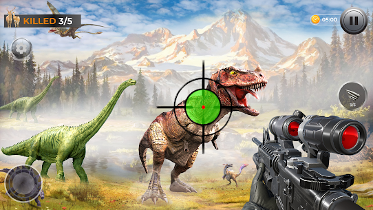 دينو هنتر : ألعاب الديناصورات 6