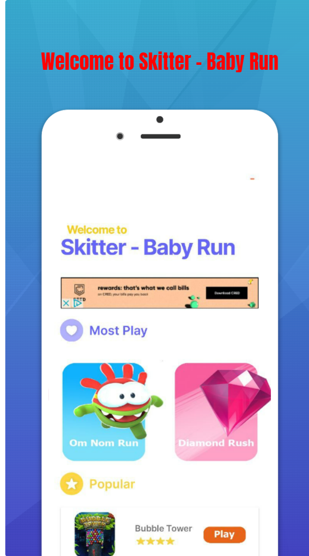 Skitter-Baby Run all in one 3D