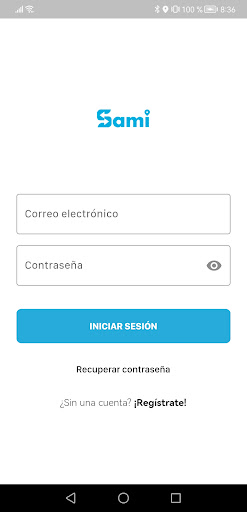 Android application Sami Express screenshort