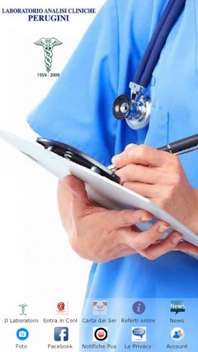 Android application Analisi Cliniche Perugini screenshort