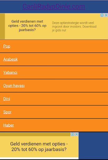 Canlı Radyo Dinle Screen 2