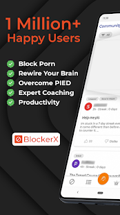 BlockerX Porn Blocker,Quit Porn &amp; Do Safe Search v4.6.41 Premium APK