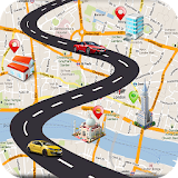 GPS Driving Route Planner with Navigation & Arrows icon