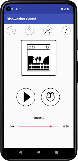 Android application Dishwasher Sound screenshort