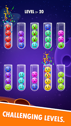 Android application Ball Sort Master Puzzle screenshort