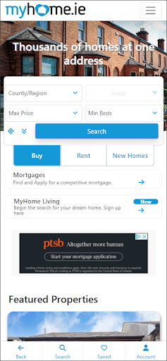 Android application MyHome.ie screenshort