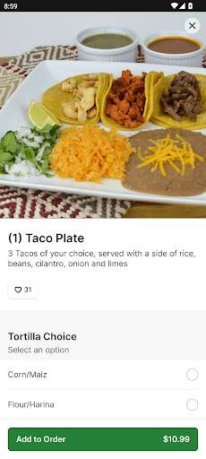 Taqueria Taco Express Screen 3