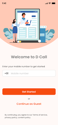 Android application DCall screenshort