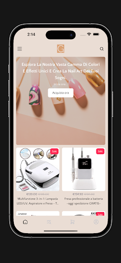 Android application NailGelHeaven screenshort