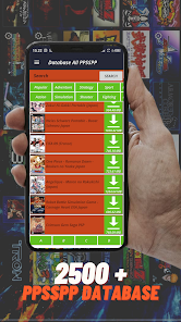 Screenshot 4 Emulator PPSSPP Game Database android