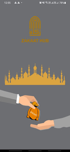 Android application Zakaat Hub screenshort