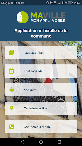 Android application 123Mairie screenshort