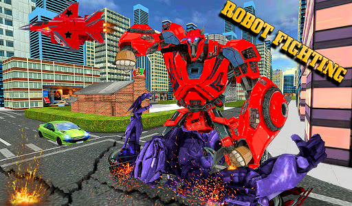 Air Jet Robot TransformationReal Shooting Game 3D