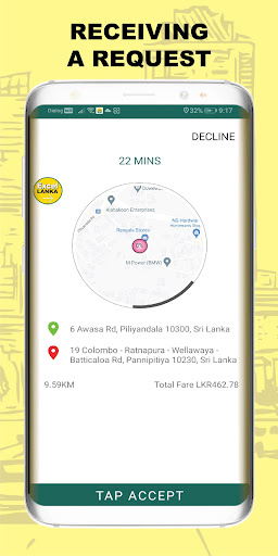 Excel Lanka Driver Screen 2