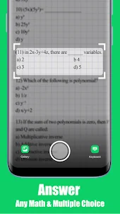 CamSolve: Answer Pic solver