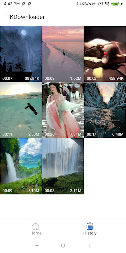 Android application TKDownloader screenshort