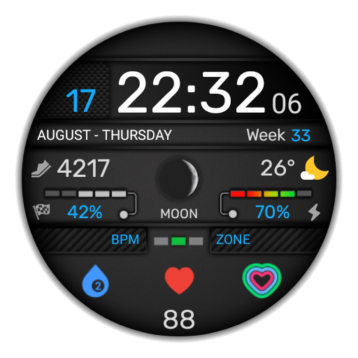 WaTchG003: Digital watch face logo