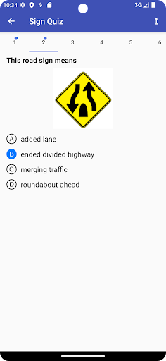 Android application VA Driving Test - DMVCool Pro screenshort