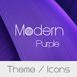 Modern Purple Theme + Icons icon