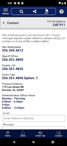 Morgan County AL Sheriff Screen 2