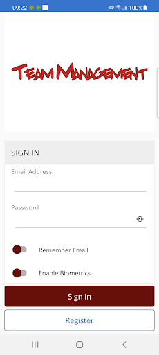 Android application Team Mgt Homeowner Portal screenshort