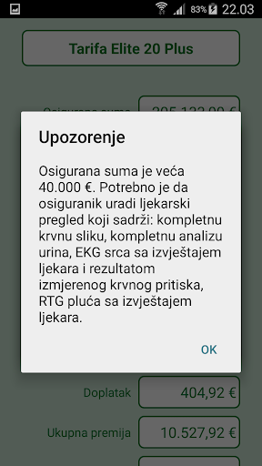 GRAWE Tarife BL Screen 3