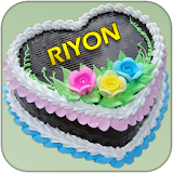 Name on Birthday Cake icon