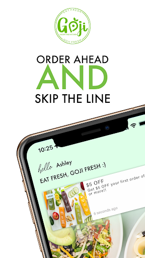 Android application Goji Juicery & Kitchen screenshort