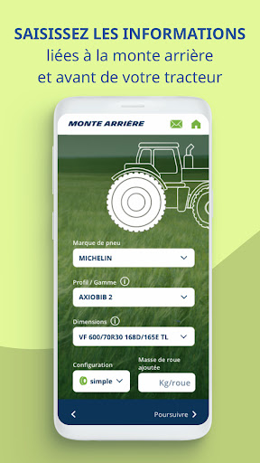 MICHELIN AgroPressure : calculateur de pression pour pneus agricoles