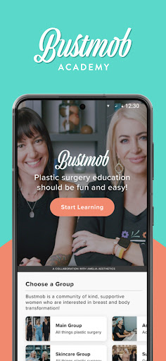 Android application Bustmob Academy screenshort