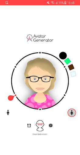 Android application The Avatar Generator screenshort